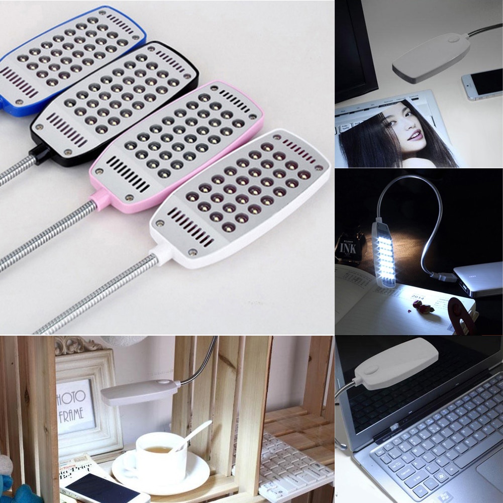 TaffLED Lampu Laptop Led USB Lampu Meja Kerja belajar Kantor Goodland Lampu USB 28 LED dengan Modul ON / OFF Desk Lamp LED Table Lamps USB Reading Night Lights 28 LEDs Super Bright Book Light DC5V Flexible Table Lamp With Switch For Laptop Notebook PC