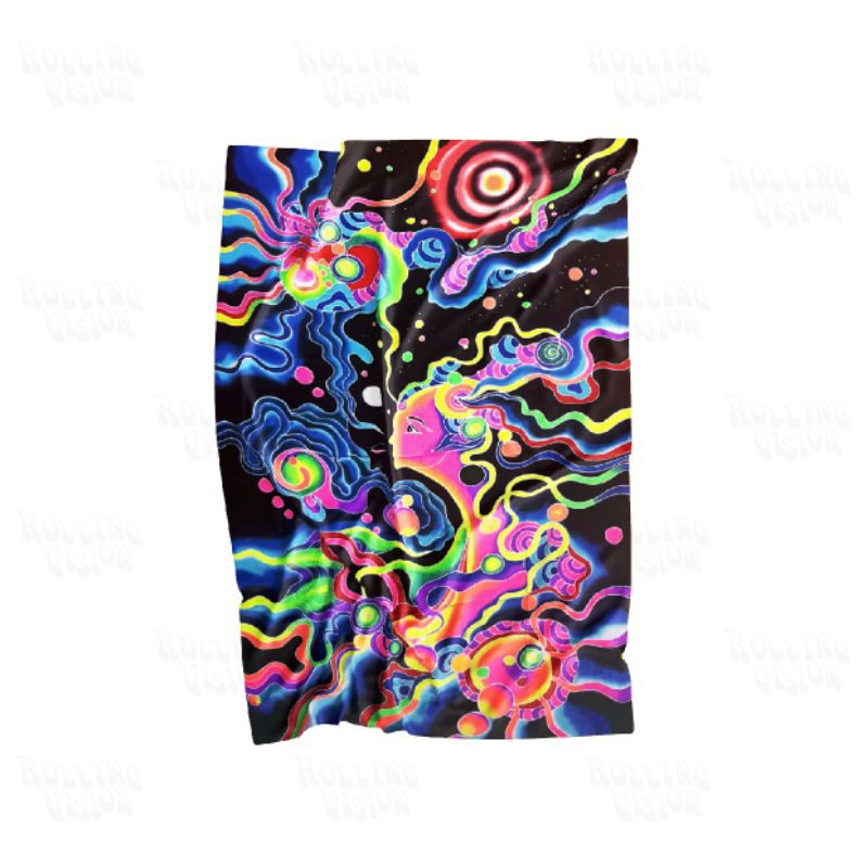 Kain Mandala Glow In The Dark Tapestry