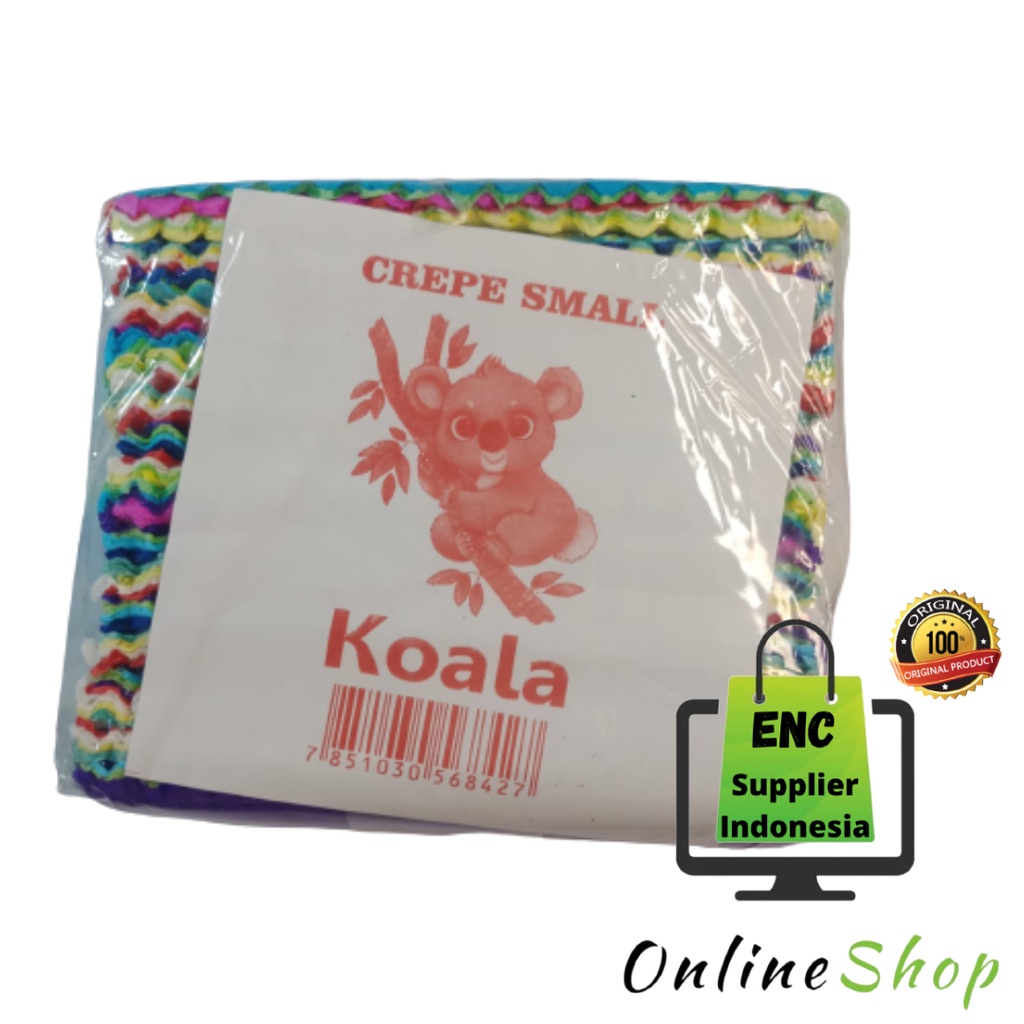 

1 set Crepe potong kecil kertas krep potong warna campur per pak - enc.sup