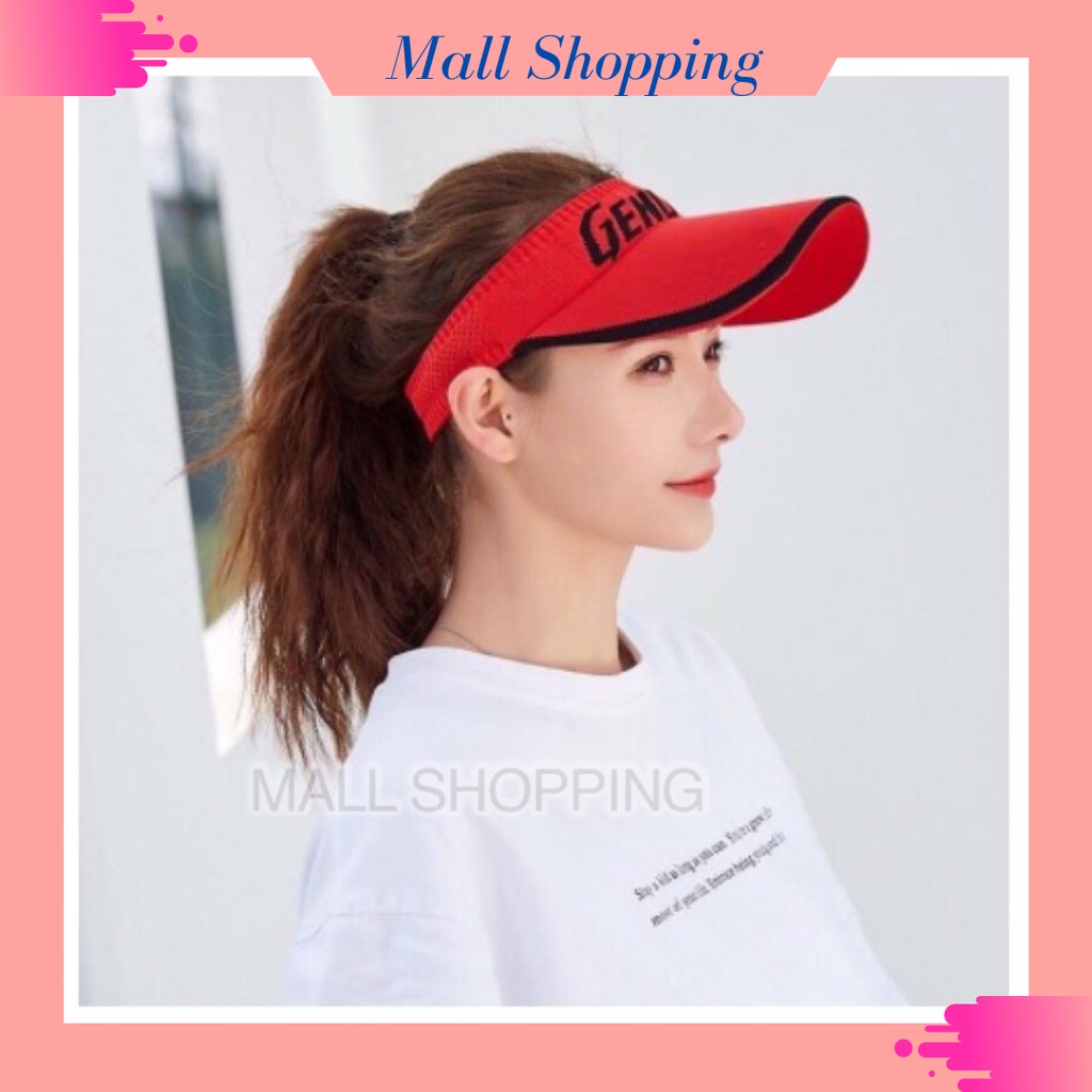 (COD) Topi Golf Senam Topi Pantai Korea Karet Rajut Sport ❤️❤️MALLSHOPPING❤️❤️