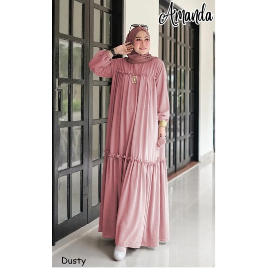 GAMIS PESTA POLOS AMANDA DRESS KONDANGAN