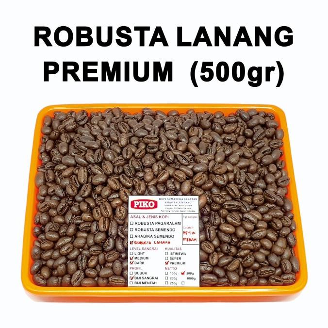 

[ COD ] KOPI ROBUSTA LANANG PREMIUM 0,5 KG ROASTED BIJI KOPI / BUBUK KOPI TERBARU Kode 669