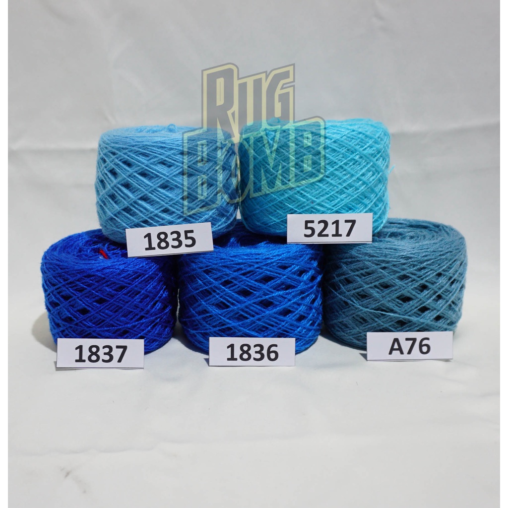 Benang Wool Siet Acrylic Yarn Ply Kecil Warna Biru
