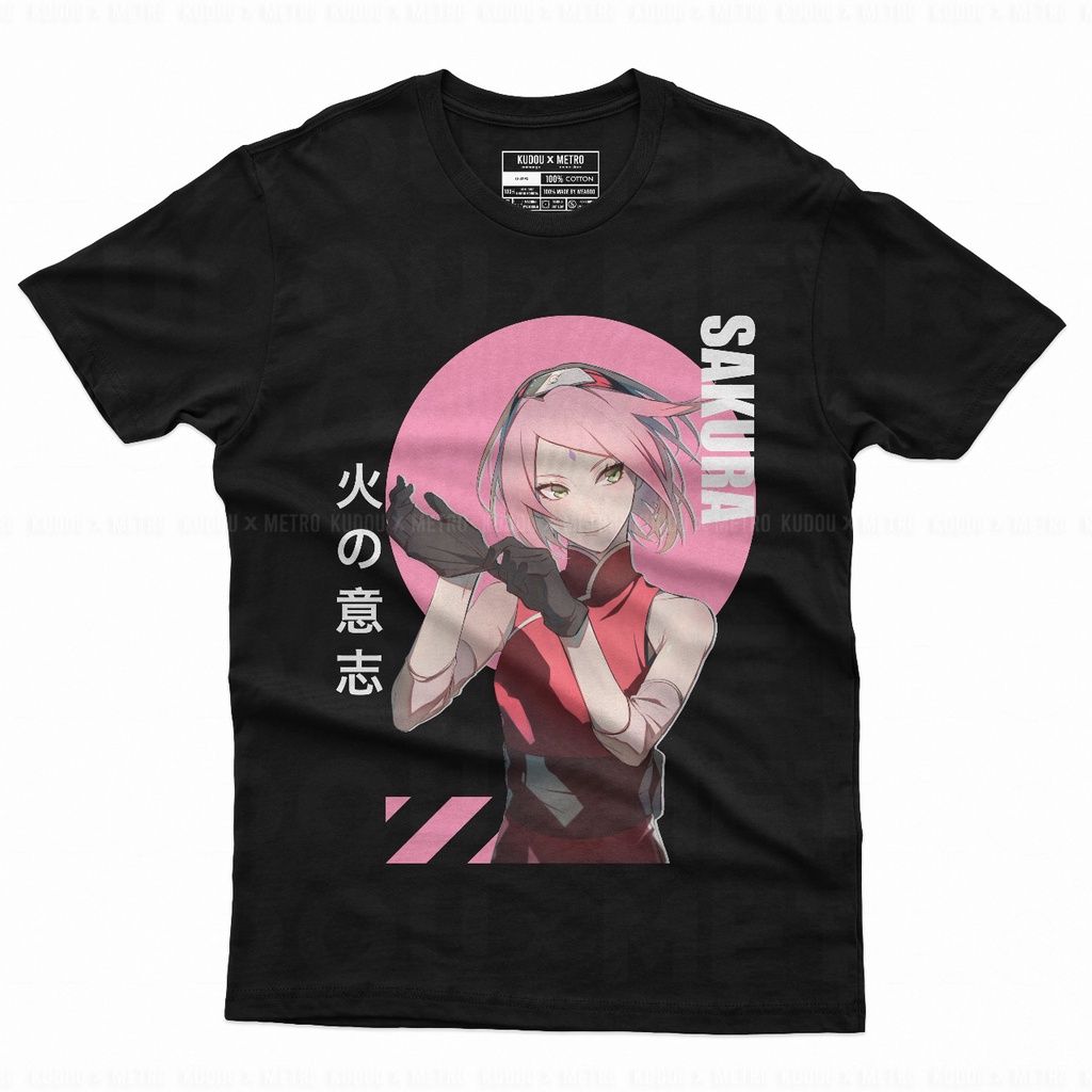 Tshirt Sakura Haruno Anime Manga Naruto Premium Unisex