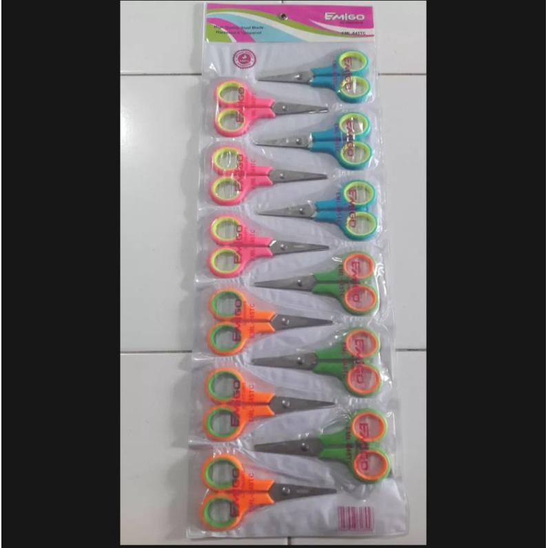 

TERLARIS !!! ISI 12PCS GUNTING KECIL EMIGO SCISSORS EML-845TC MURAH / PERALATAN SEKOLAH KANTOR KULIAH GUNTING TERMURAH WARNA WARNI ALAT PEMOTONG POTONG KERTAS GROSIR SIMPLE INSTAN PRAKTIS BAGUS SIMPEL