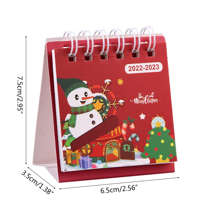 Zzz August 2022-Dec 2023 Kalender Meja Model Flip