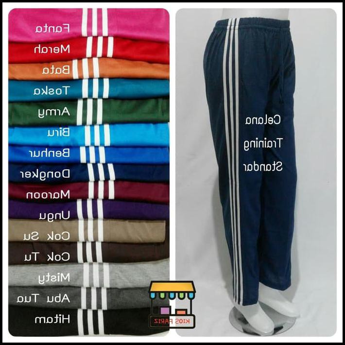 DISKON CELANA TRAINING PRIA / CELANA OLAHRAGA TRAINING PRIA PANJANG ORI - BAHAN KAOS 