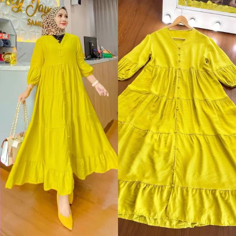 MIDI DRESS POLOS KANCING AKTIF DRES TERLARIS MIDI DRES TERBARU 2022 DRESS BUSUI BAJU GANTUNG WANITA REMAJA MIDI DRES CASUAL OUTFIT TERMURAH BAJU WANITA KEKINIAN DRES MASAKINI BAJU TUNIK LEBARAN