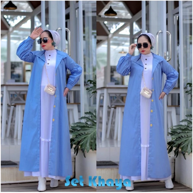 #outer katun set inner cringle#set outer&inner#gamis set#gaun set