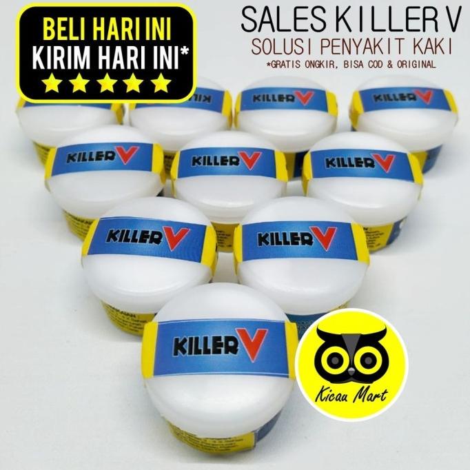 PROMO KILLER V SALEP OBAT KAKI BURUNG KENARI BERJAMUR KILER V CREAM