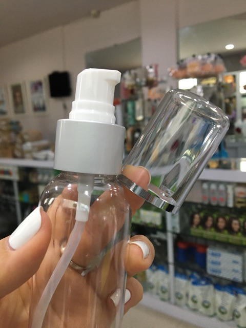 Botol Kosong Pump Plastik Tebal 100ml