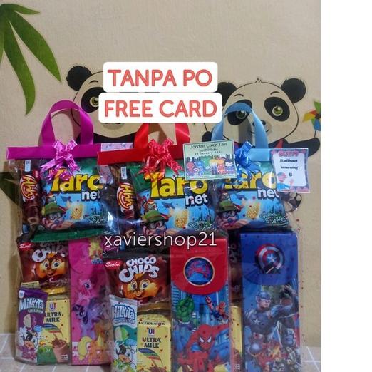 

1.1 HARGA GROSIR Paket snack ulang tahun anak + tempat pensil karakter + FREE CARD/GOODIE BAG ULANG TAHUN