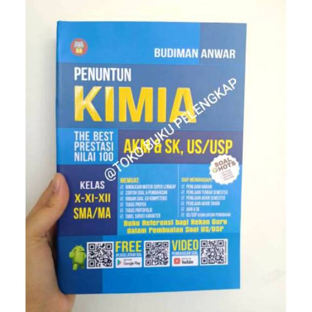 BUKU KIMIA THE BEST PRESTASI NILAI 100 SMA MA KELAS X XI XII / BUKU KIMIA SMA AKM & SK US - USP