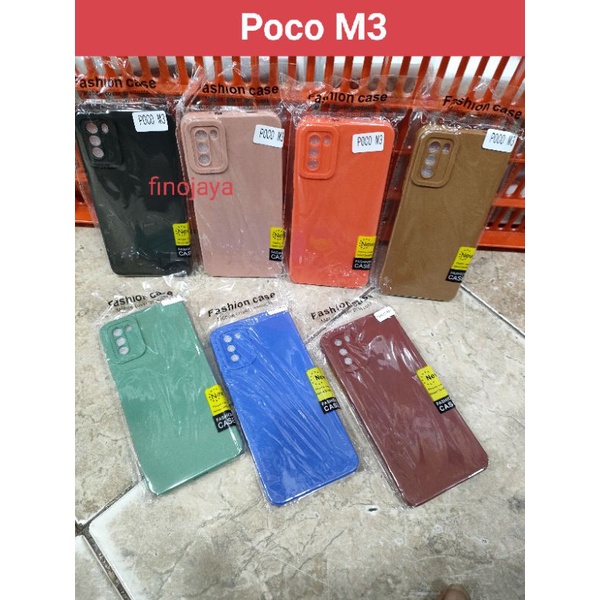 Softcase Poco M3 Silikon Casing Selicon Case Macaron Pelindung Pro Camera