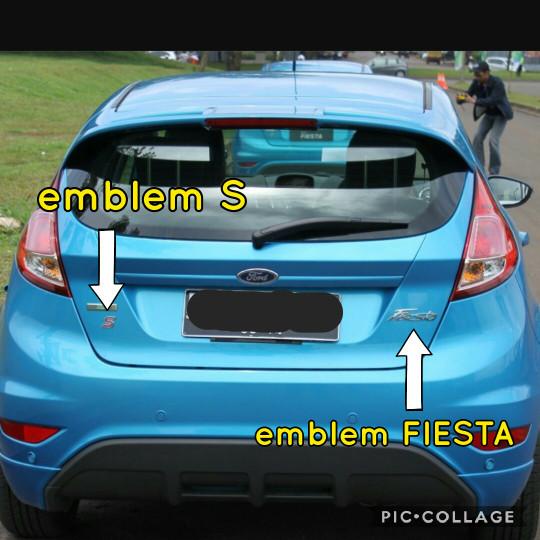 paket emblem FIESTA + emblem S utk ford fiesta