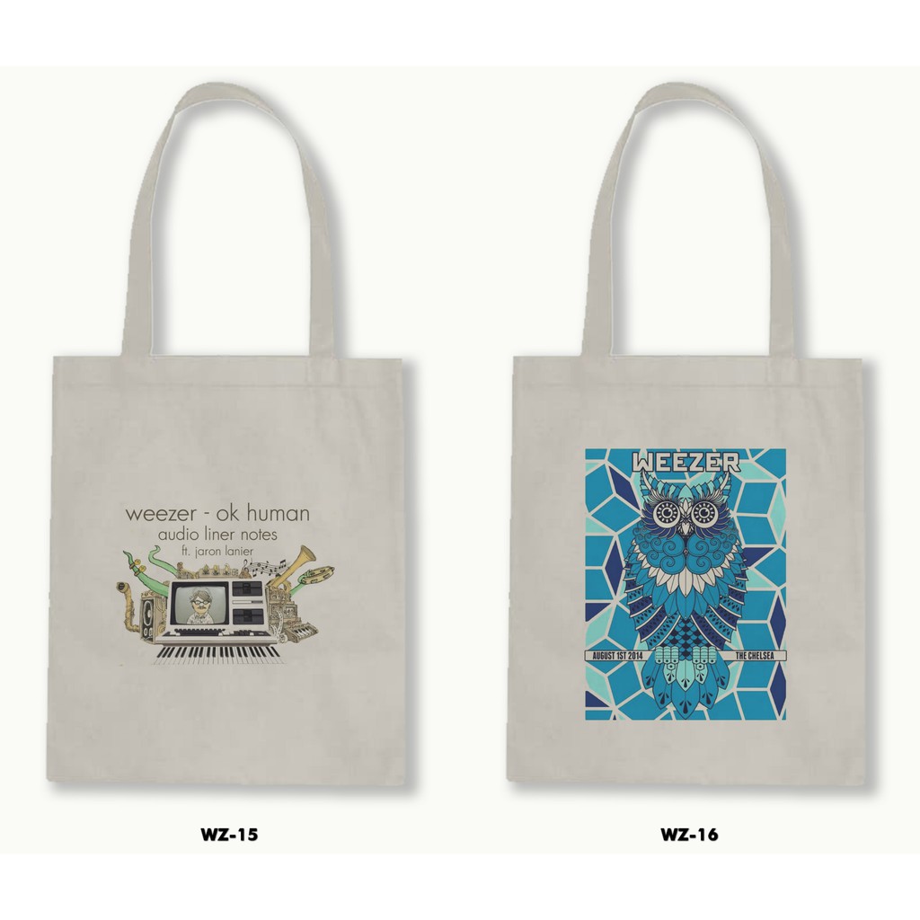 TOTE BAG BLACU - WEEZER .01