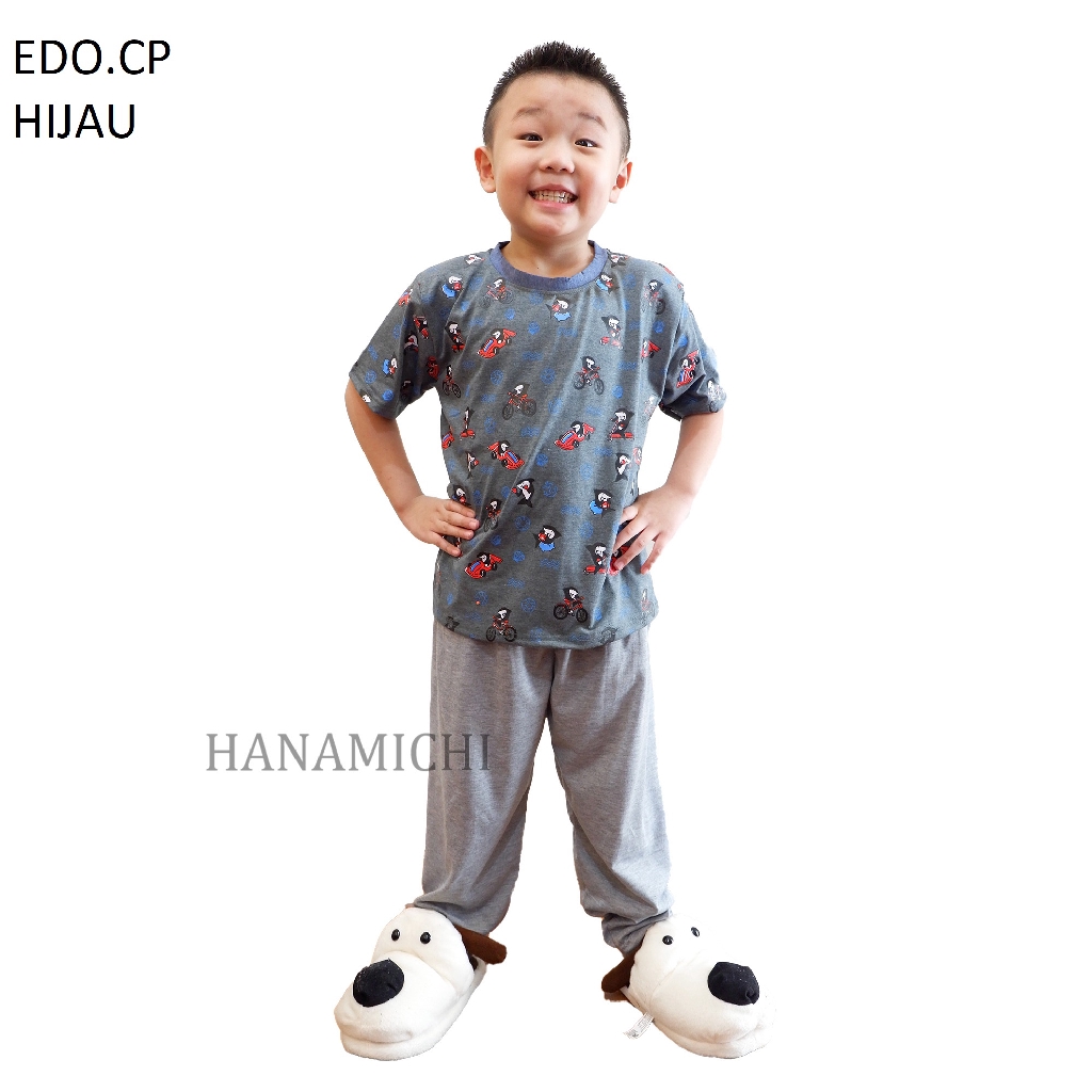 Hanamichi EDO.CP Baju Tidur Anak Lengan Pendek