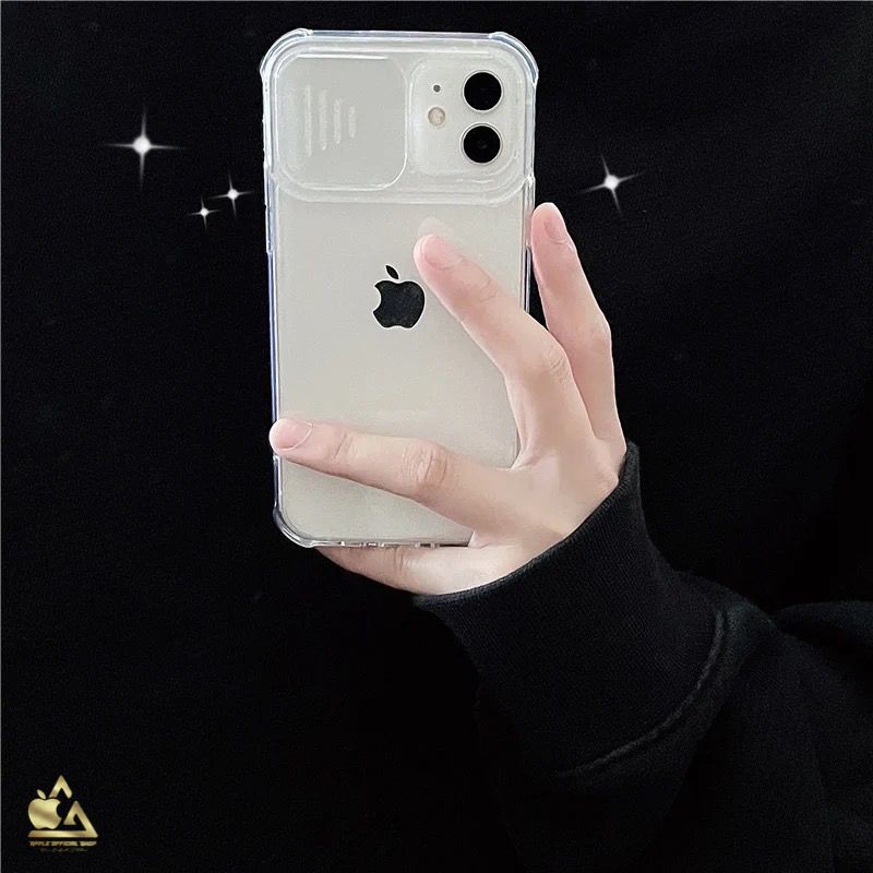 Airbag Case Slide Camera VIVO Y12  Y15  Y17  Y91  Y95  Y12s  Y20  Y20i Softcase Clear Bening Anti Cr