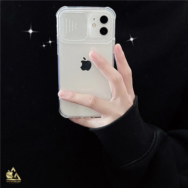 Airbag Case Slide Camera OPPO A5s A12 A11K A15 A15s A54 A74 4G RENO 4F RENO 5 RENO 5F Softcase Clear