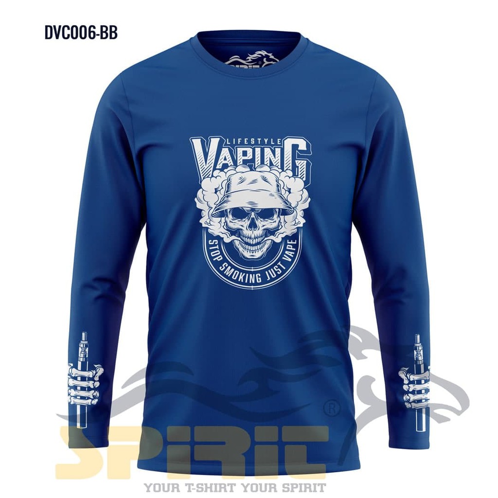 BAJU KAOS DISTRO LENGAN PANJANG DOPE LYFESTYLE VAPE VAPOOR VAPEE PRIA WANITA ALCALER BIG SIZE