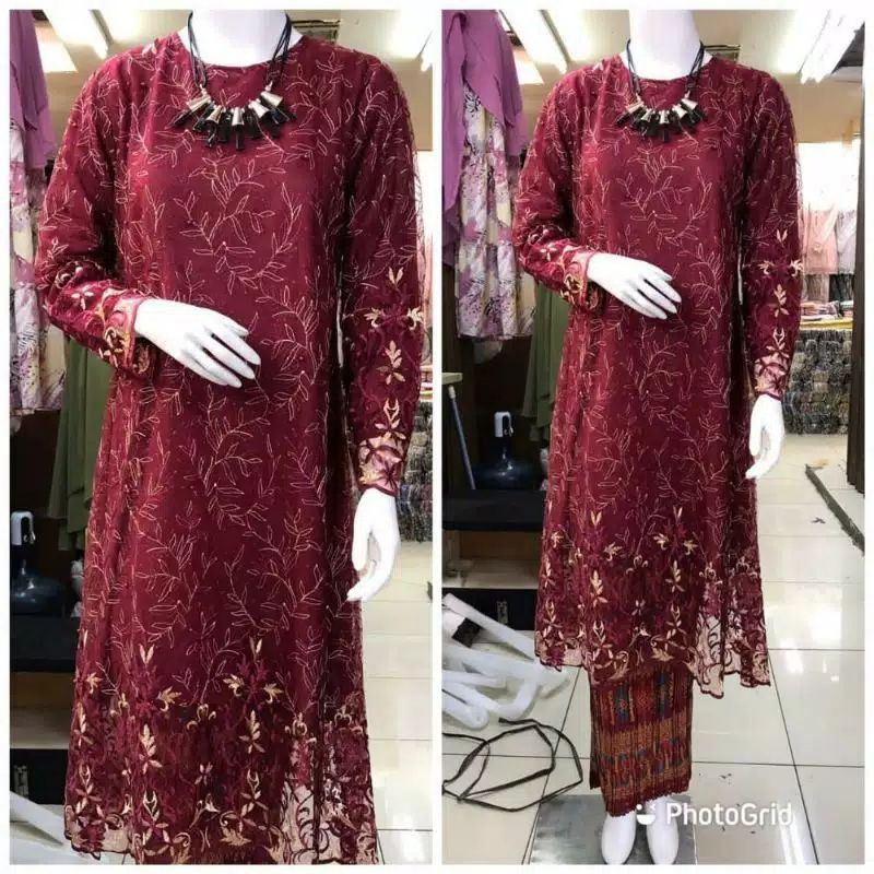 KEBAYA TUNIK BUNGA /KEBAYA JUMBO/KEBAYA MODERN