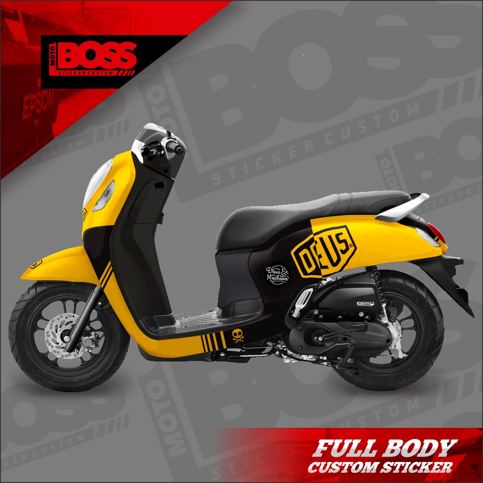 Decal Stiker Sticker Honda Scoopy 2021 2022 Full Body Dekal Stiker Custom New Scoopy 2021 2022 Strip