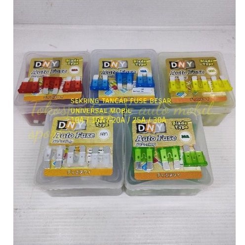 sekring tancap skring fuse besar mobil universal 10A 15A 20A 25A 30A