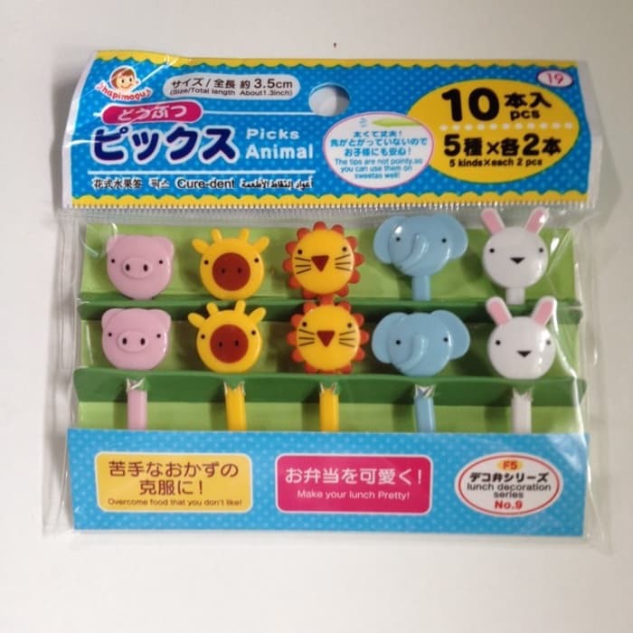 Daiso Bento Tools/ Tusukanan Bento/ Tusuk Makanan karakter