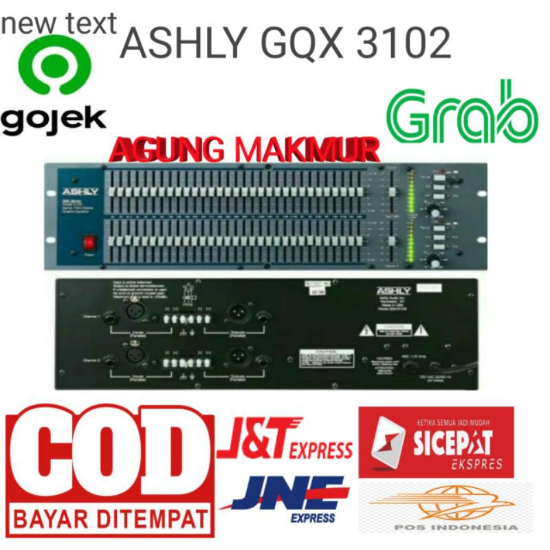 Equalizer  Ashly GQX 3102 / GQX3102 Ashly equaliser