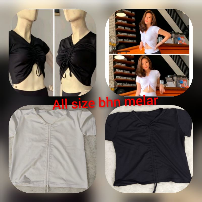 (PRELOVED)ATASAN CROP / SERUT SENAM