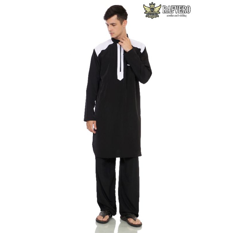 Baju Muslim Pria - Setelan Pakistan Rafvero - Baju muslim koko Rafvero - Pakistan Rafvero Original