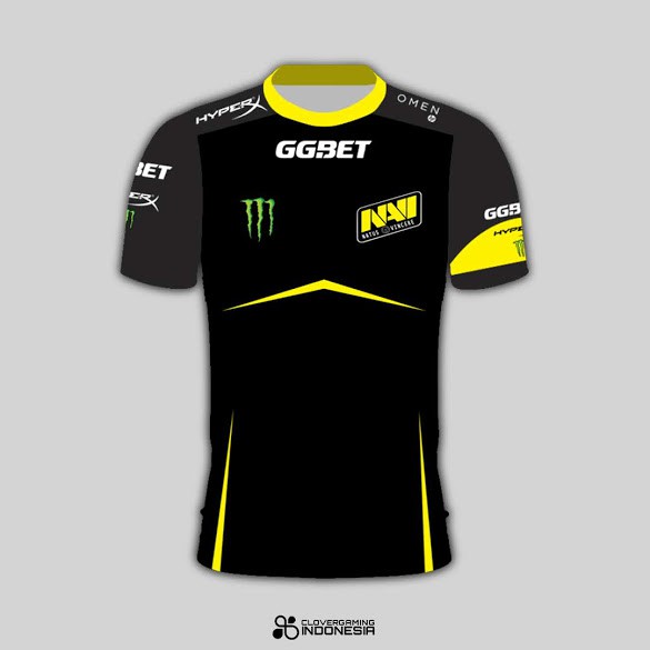 Jersey Natus Vincere 2018 Hitam - Baju Team Gaming