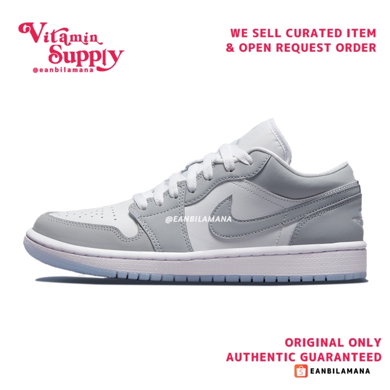 AIR JORDAN 1 LOW 'WOLF GREY'