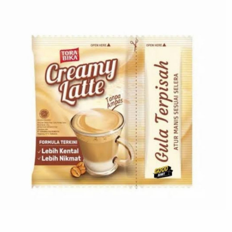 Jual Renceng Kopi Tora Bika Creamy Latte 10 sachet 25gr Torabika