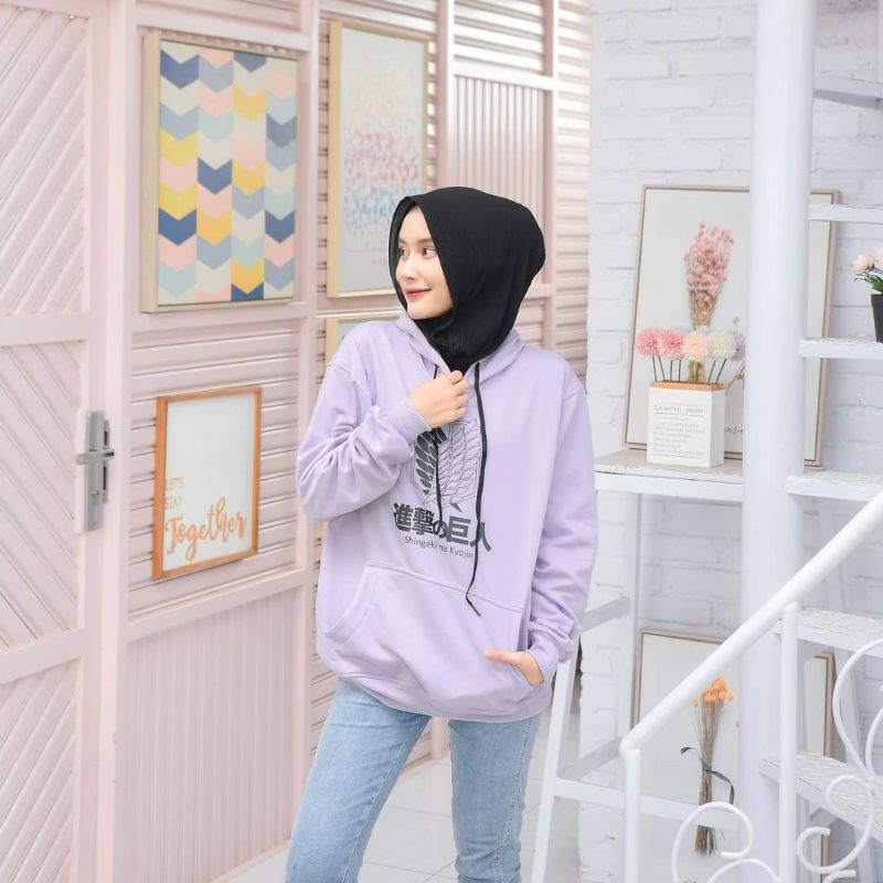 JAKET HOODIE ATTACK ON TITAN SNK (Shingeki no Kyojin) / jaket AOT Scouting Legion-7