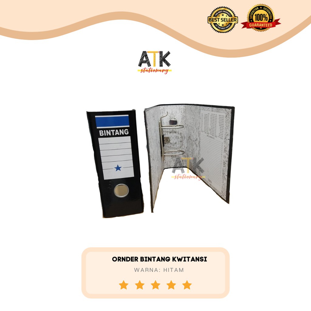 

Ordner Kwitansi Bintang Binder Folder File Murah atk