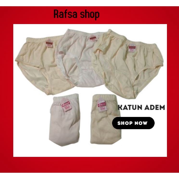 Celana dalam Wanita Jumbo Katun Adem
