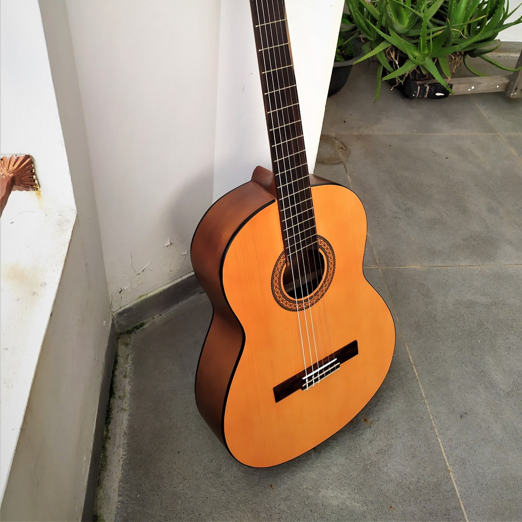 [ REAL PICTURE ] Gitar akustik klasik senar nylon custom FULL SET