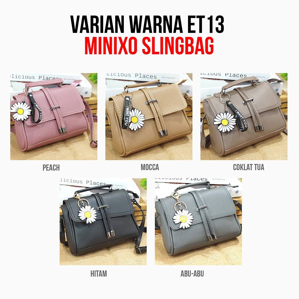 Tas Selempang Wanita Minixo Slingbag Fashion KODE (ET13)