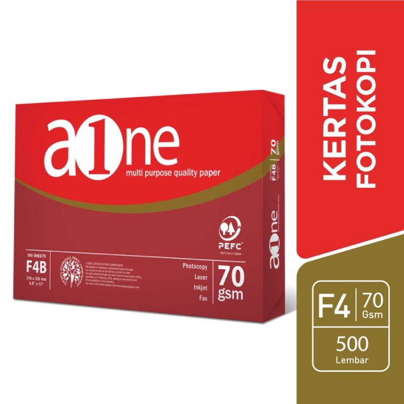 

AOne Kertas Hvs F4 70Gsm