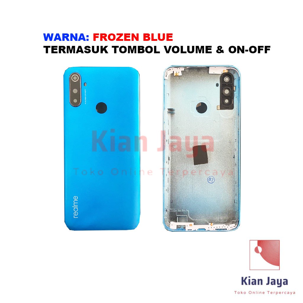 Backdoor Realme C3 Back Cover Tutup Belakang Baterai Cassing Casing Backcase Original