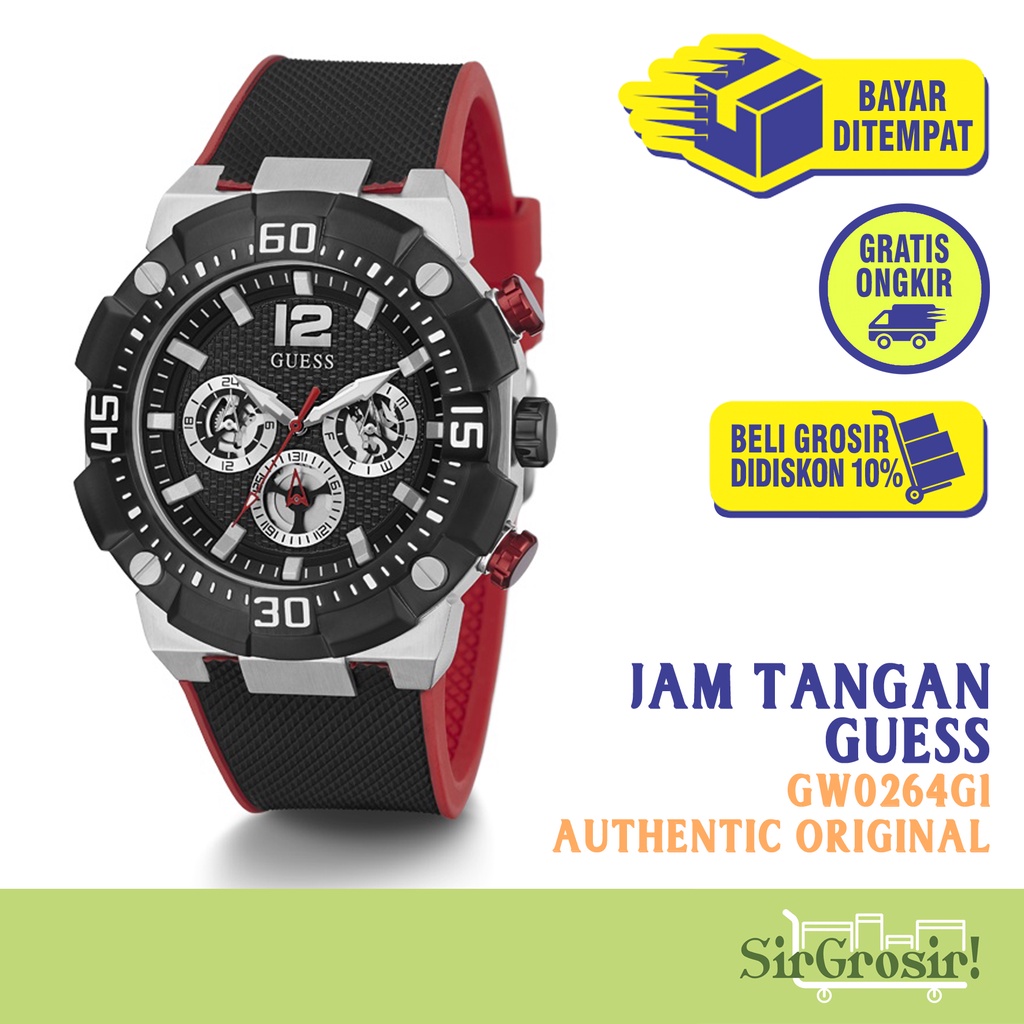 GUESS WATCH NAVIGATOR GW0264G1 Jam Tangan Pria Original Arloji Fashion Pria Authentic Accessories