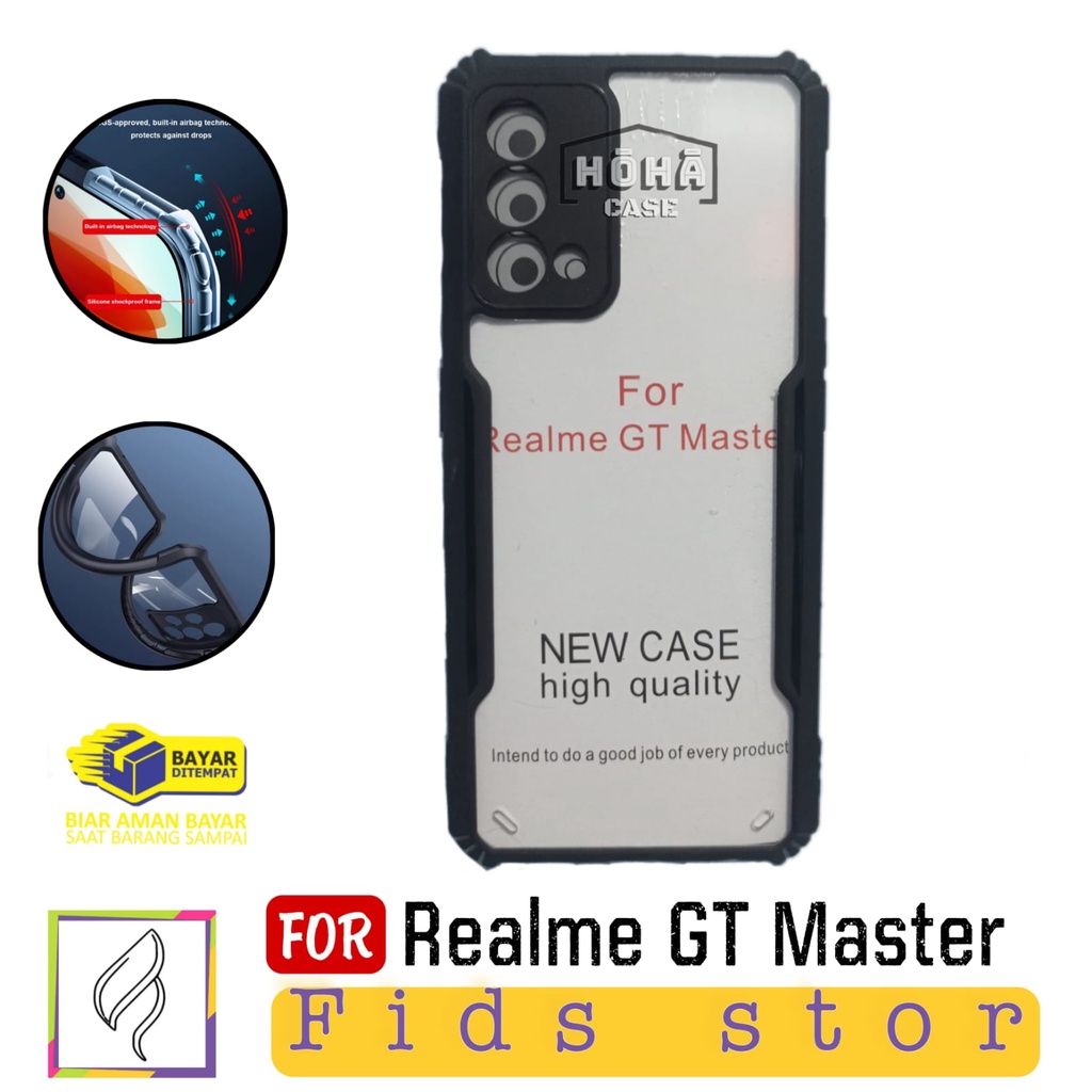 PROMO 3in1 Case REALME GT Master Case Fusion Xundd + Tempered Glass Full Layar + Garskin