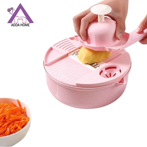 Adda Home - Pemotong Sayur Kentang Serbaguna 9 in 1 Nicer Dicer