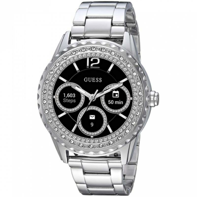 Jam Tangan Wanita Guess C1003L3 Smartwatch Rantai Original Murah