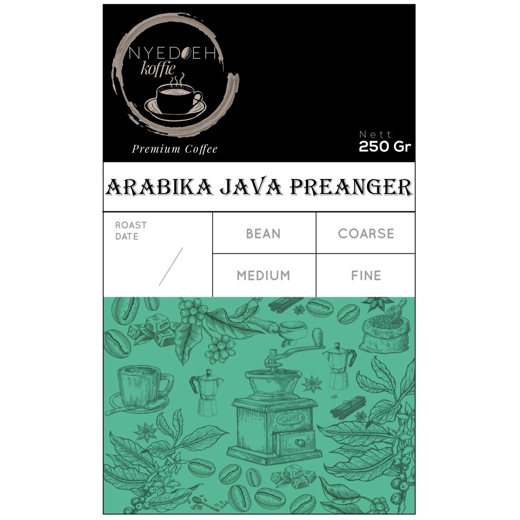

KOPI ARABIKA JAVA PREANGER 250 GR GRAM ARABICA