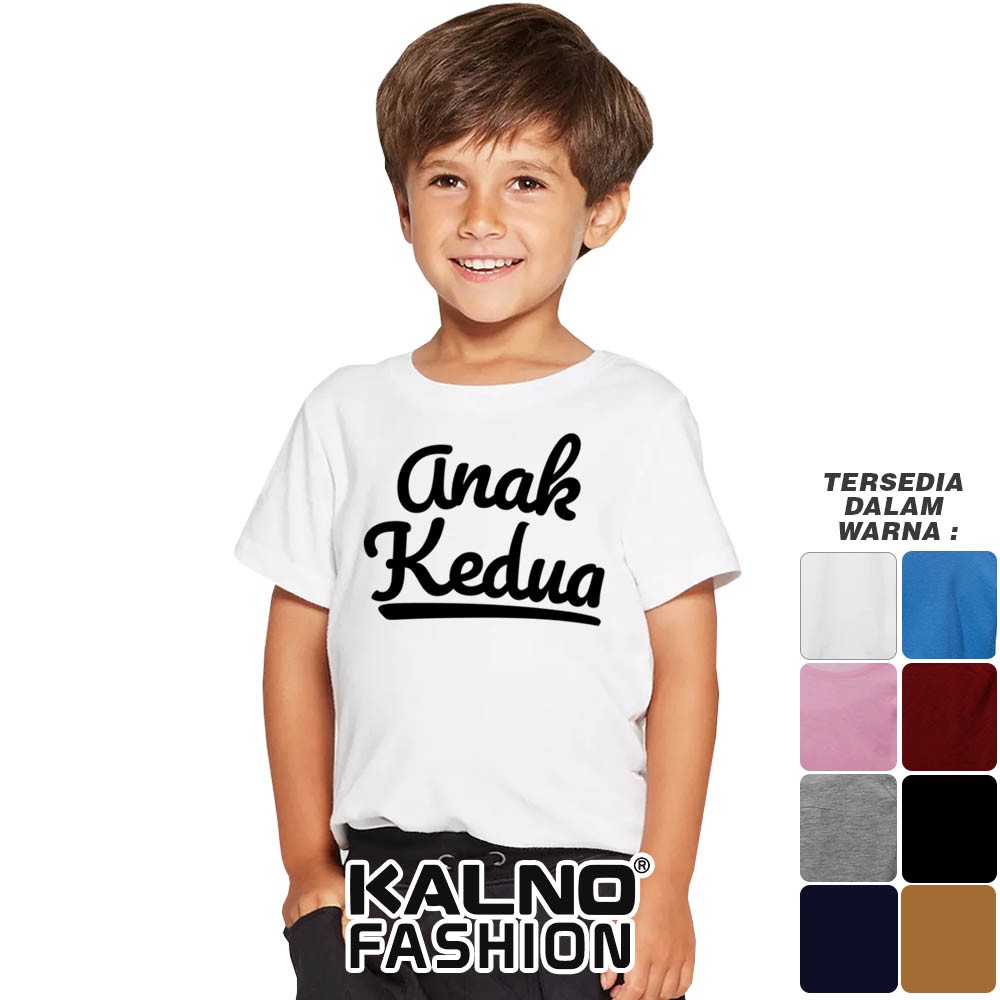 Baju Anak Print anak kedua 307 - Anak Anak Umur 1 -  7 Tahun Ukuran S M L XL Bahan Katun polyester