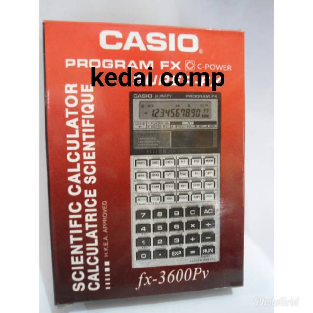 

Kalkulator Casio Fx-3600 Pv
