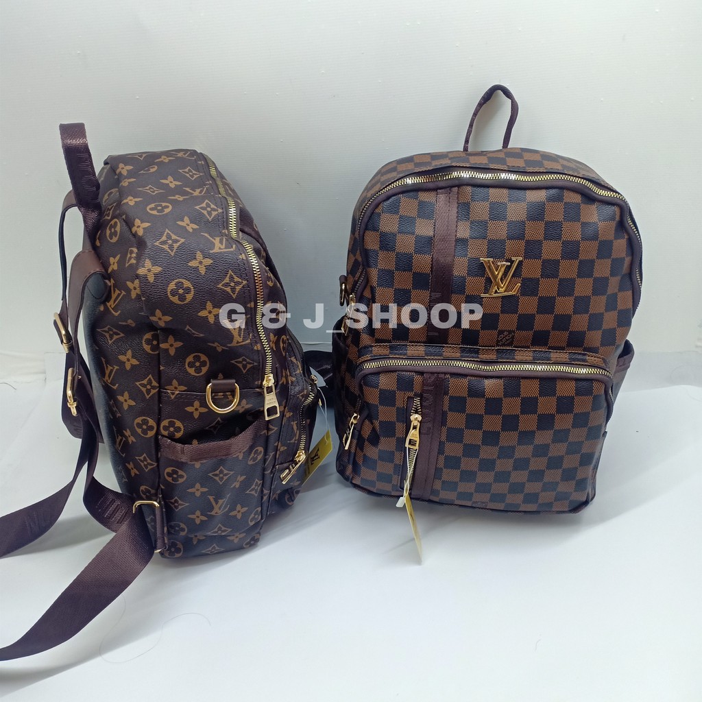 Rangsel LV / Tas Rangsel Wanita Full Hembos/Rangsel list depan lisban