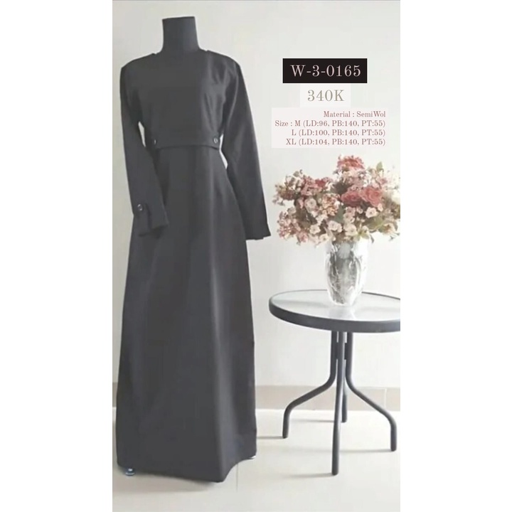 Zahara Dress Baju Gamis Muslim | KUALITAS BUTIK | Gamis Muslim Wanita Kekinian | Baju Kerja Muslim K